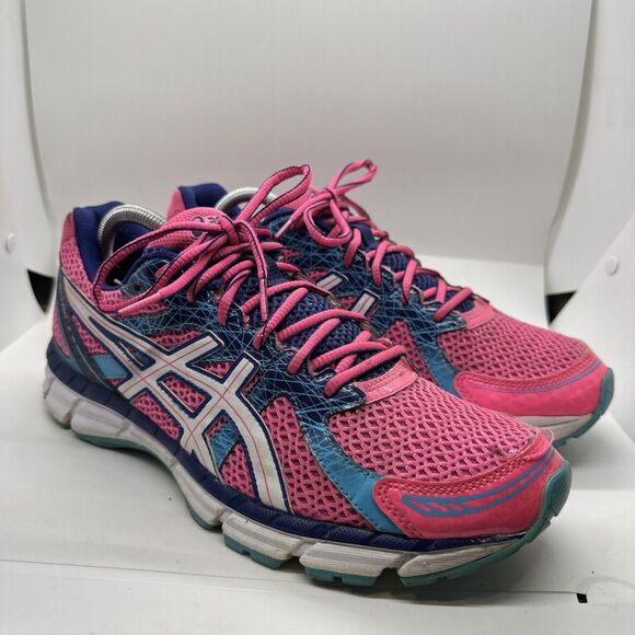 Asics GEL-Excite 2 - Womens Size 11 Pink Blue Teal Althetic Running Sneakers - Picture 1 of 12